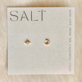 Star & Moon Studs | Gold | Tiny & Dainty Stud Earrings