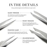 Tweezerman Black Matte Slant Tweezer