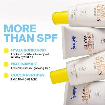 Supergoop! Glowscreen Spf 40 Sunrise Mini Travel-Size Hydrating Glowy Tinted Primer Sunscreen 0.68 Fl oz - Imperfect Box