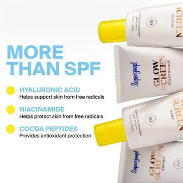 Supergoop! Glowscreen Spf 40 Sunrise Mini Travel-Size Hydrating Glowy Tinted Primer Sunscreen 0.68 Fl oz - Imperfect Box