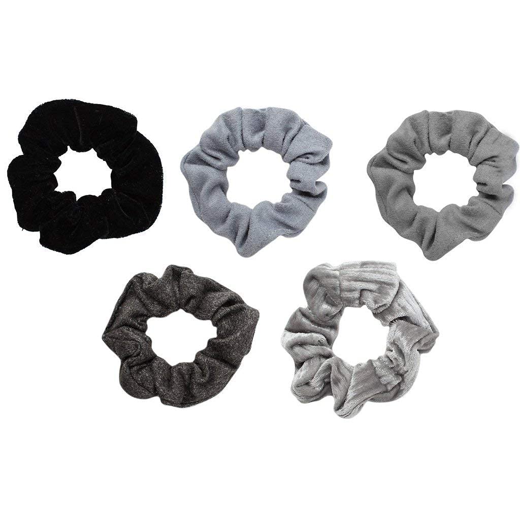 Kitsch Pillow Satin Scrunchies for Women - Hair Ties No Damage, No Crease Hair Accessories | Perfect for Day or Night | Ideal Gifts for Women - Blush, 4pcs