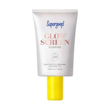 Supergoop! Glowscreen Spf 40 Sunrise Mini Travel-Size Hydrating Glowy Tinted Primer Sunscreen 0.68 Fl oz - Imperfect Box
