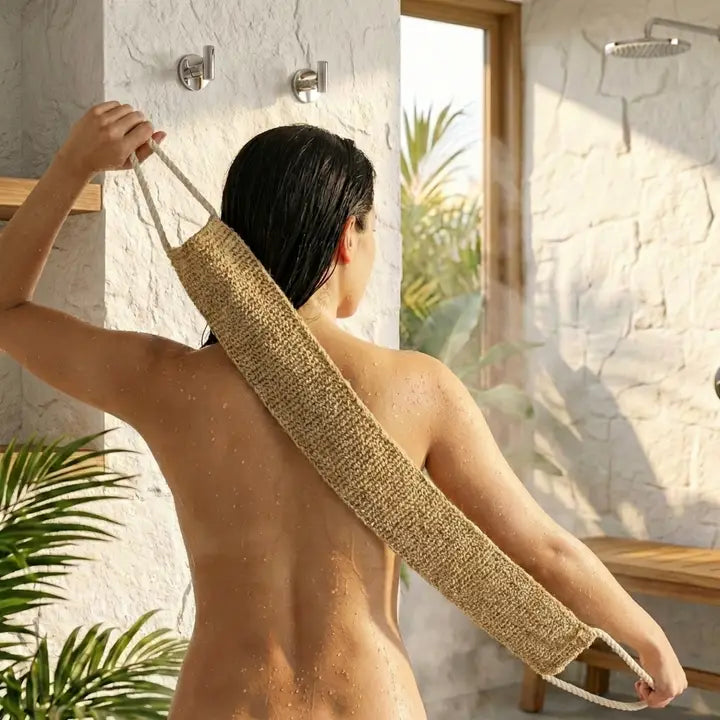 Sisal Linen Back Exfoliating Strap | Summer Bestseller