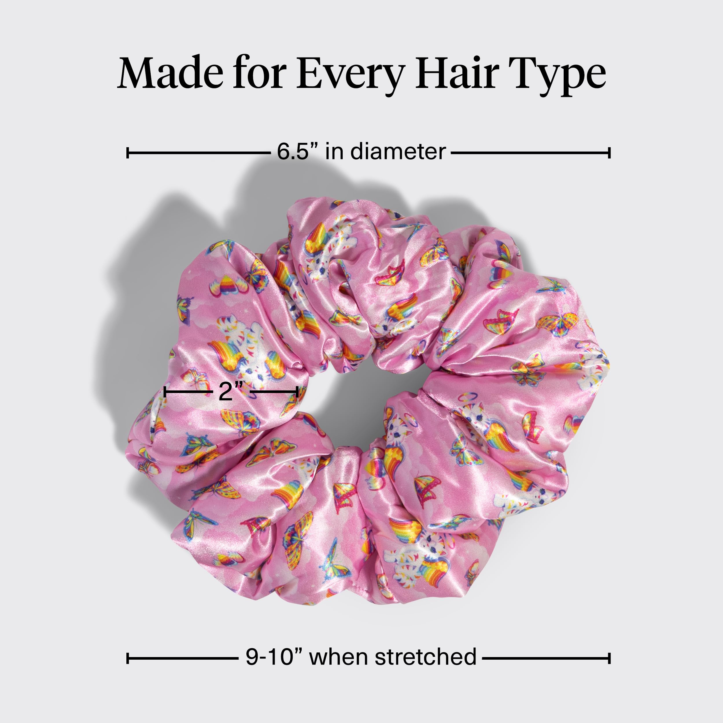 Kitsch Pillow Satin Scrunchies for Women - Hair Ties No Damage, No Crease Hair Accessories | Perfect for Day or Night | Ideal Gifts for Women - Blush, 4pcs