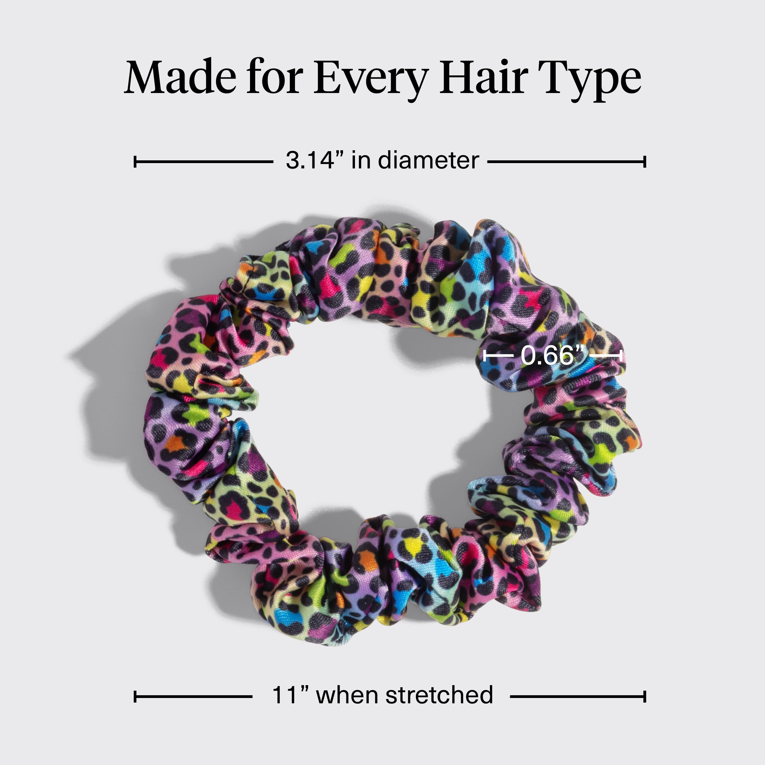 Kitsch Pillow Satin Scrunchies for Women - Hair Ties No Damage, No Crease Hair Accessories | Perfect for Day or Night | Ideal Gifts for Women - Blush, 4pcs