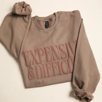 Expensive & Difficult Puff Midweight Sweatshirt