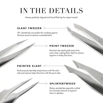 Tweezerman Black Matte Slant Tweezer