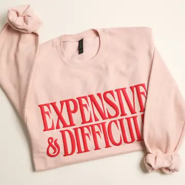 Expensive & Difficult Puff Midweight Sweatshirt