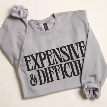 Expensive & Difficult Puff Midweight Sweatshirt